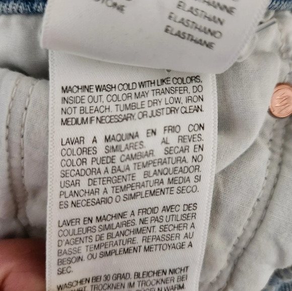 MOTHER Superior | The Insider Crop Step Fray in Problem With Miracles - Size 26 - Picture 13 of 14